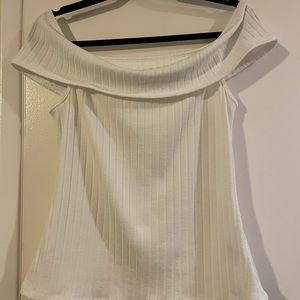 SHEIN off the shoulder white top woman’s large